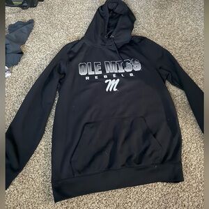Colosseum Black Ole Miss Rebels Hoodie